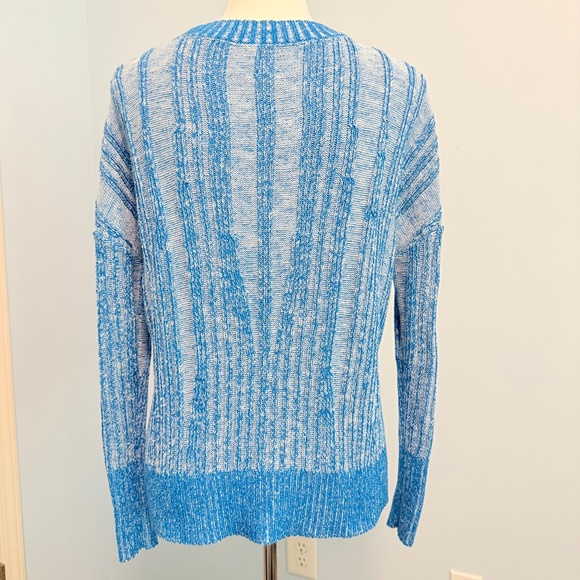 Pilcro Anthropologie Textured High-Low Pullover Sweater Size XXS - Picture 4 of 7